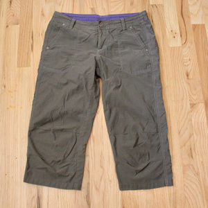 Kuhl Capris Outdoor HIking Size 8 Dark Gray